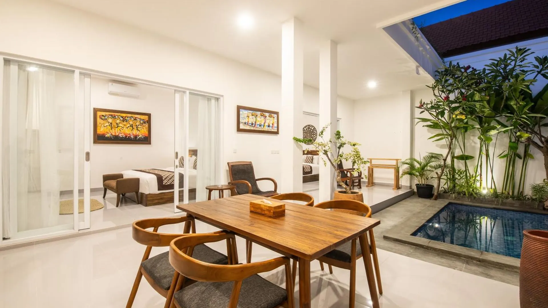 2-Br Private Pool Bidadari Villa Seminyak Sunset Road St