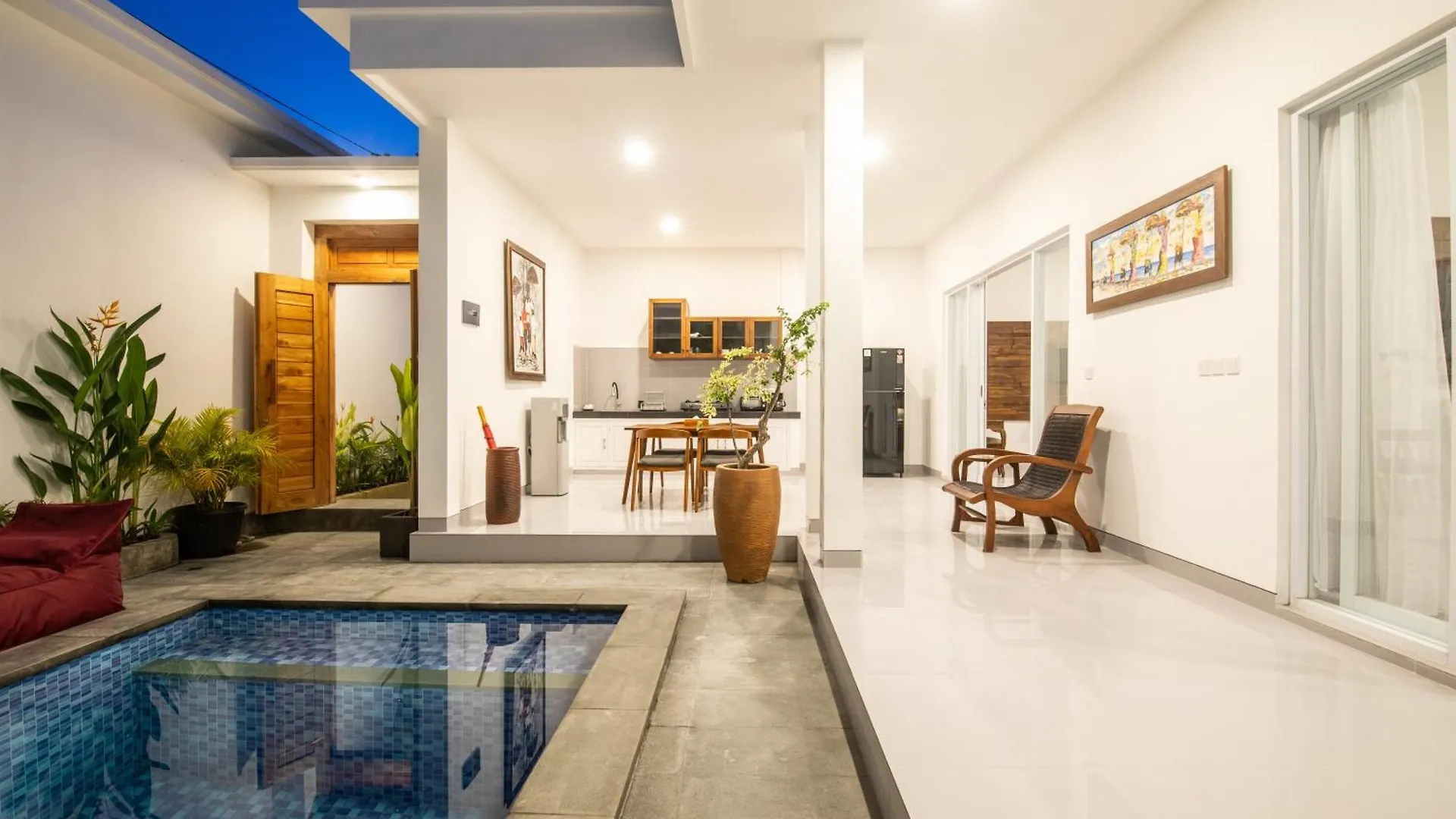2-Br Private Pool Bidadari Villa Seminyak Sunset Road St